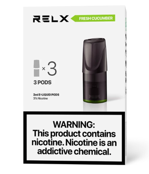 Купить Сменный Картридж RELX 2ml Fresh Cucumber 3% (упаковка из 3шт)