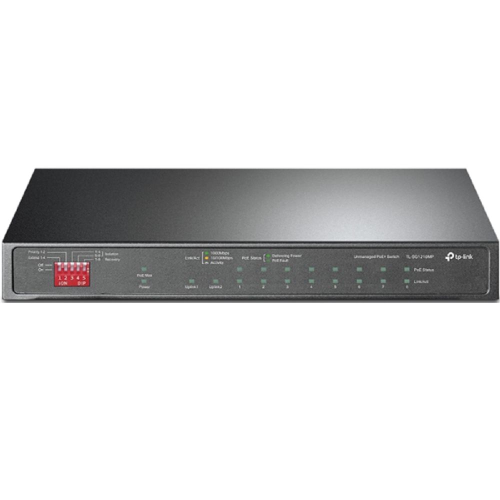 Коммутатор на 8 PoE портов TP-Link TL-SG1210MP