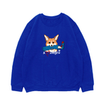 Свитшот "Корги любит людей"