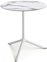 Стол ламинированный обеденный складной Scab Design Tripe Maxi Folding, белый, белый мрамор Каррара