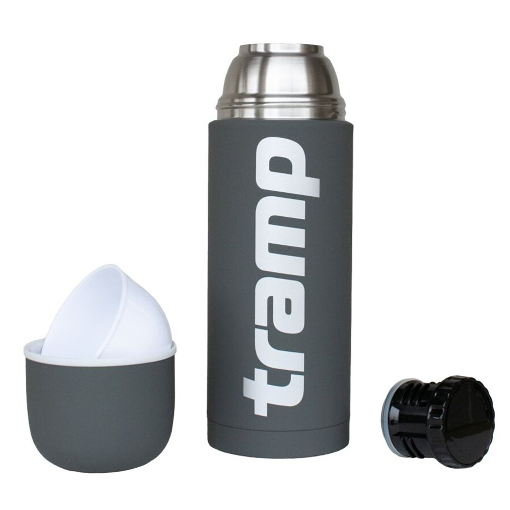 Tramp Термос Soft Touch 1 л, TRC-109, серый