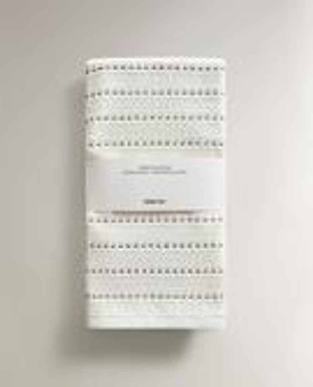 ZARA HOME МАХРОВОЕ КУХОННОЕ ПОЛОТЕНЦЕ, БЕЛЫЙ