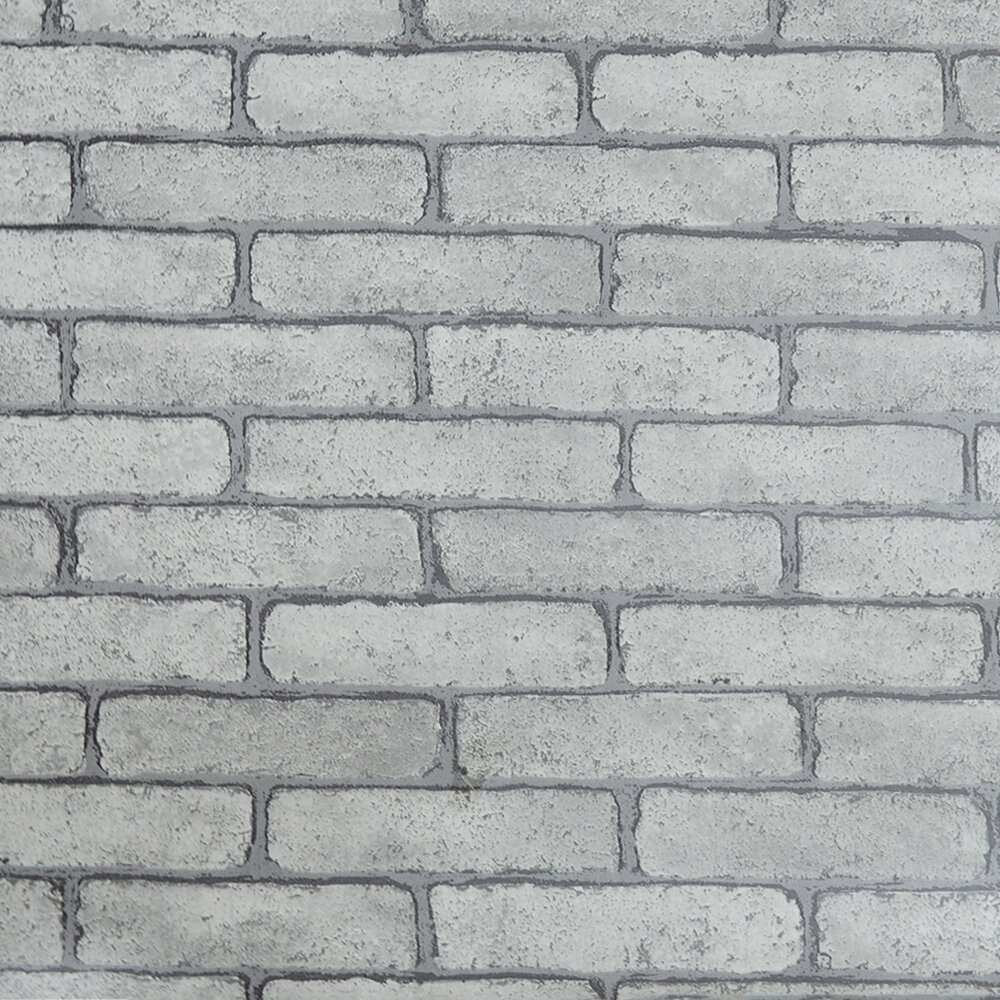 Пленка самоклеящаяся 45см*8м Кирпичи серые 2600C