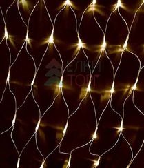 Светодиодная сетка с контроллером 2*2 м., 256 теплых белых LED ламп, прозрачный ПВХ, Beauty Led (NTL256C-10-2WW)