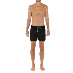 Мужские плавательные шорты черные HOM SEA LIFE Beach Boxer 402537_400004