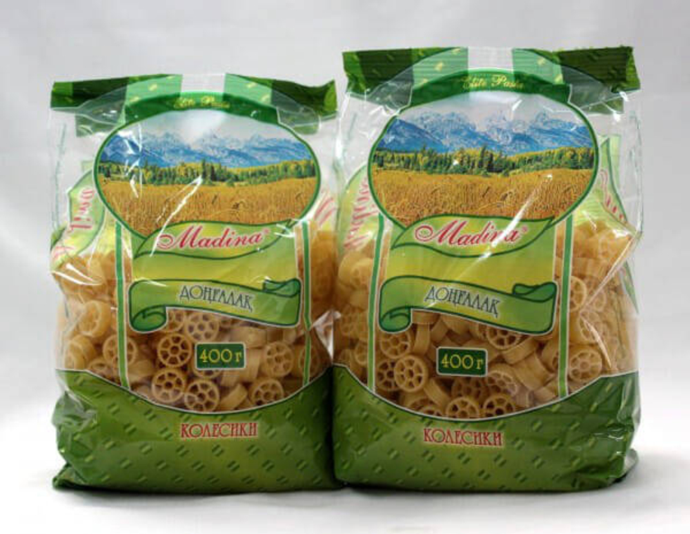 Макароны Мадина Колесики  0,400 кг.