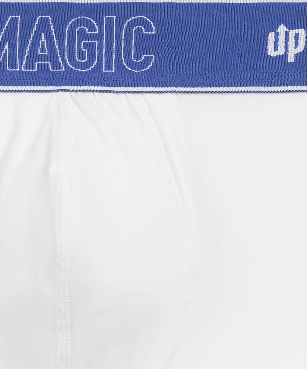 Мужские трусы шорты Atlantic, 1 шт. в уп., хлопок, белые, MH-1200