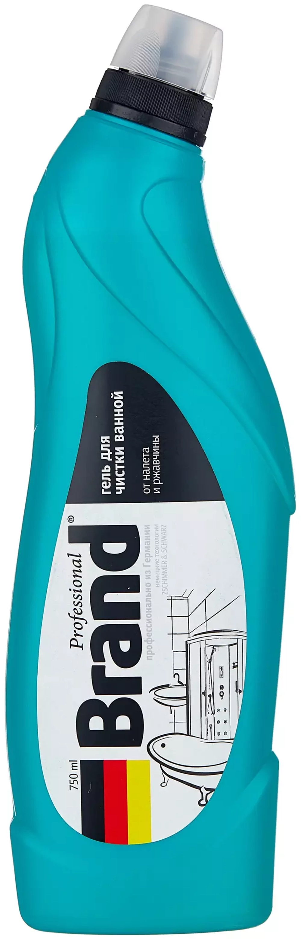 Brand гель д/чистки ванн от налета и ржавчины 0,75л