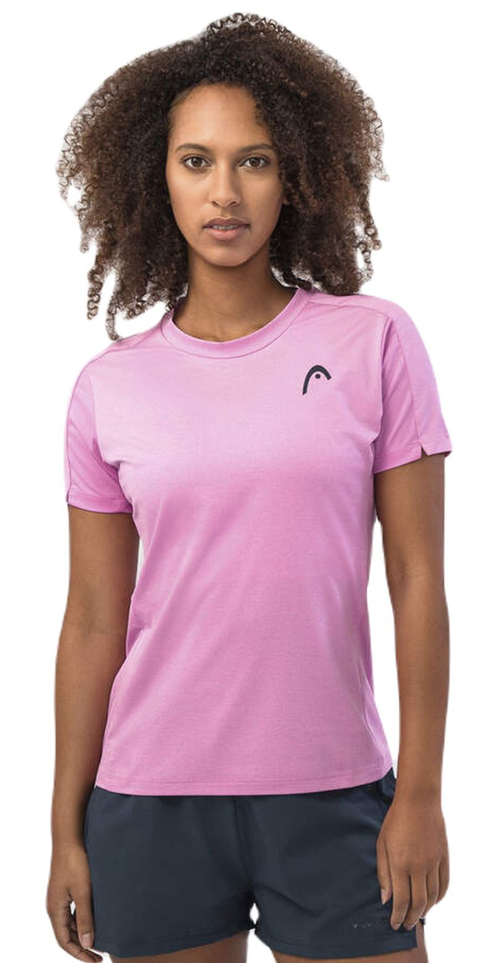 Женская теннисная футболка Head Play Tech T-Shirt - cyan