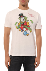 Футболка Saint Barth ARNOT белый Скрудж с деньгами шарф