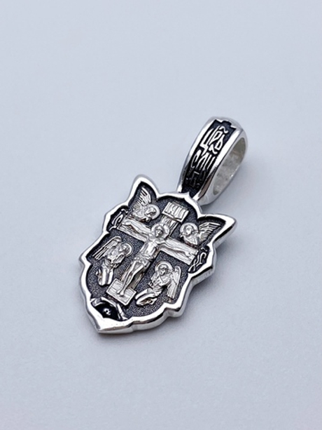 Крест из серебра/Частичное чернение