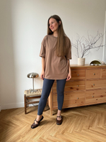 Легинсы с мягким поясом soft touch, Серый графит