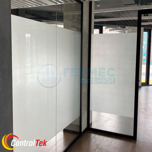 Пленка для окон декоративная CRYSTAL WHITE ControlTek, на отрез (ширина рулона 1,22 м.)