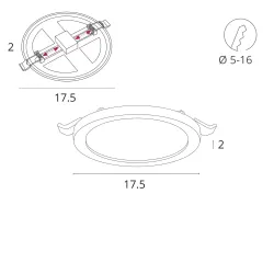 Встраиваемый светильник Arte Lamp