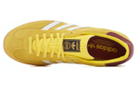 Adidas originals Gazelle Indoor non-slip wear-resistant low-top sneakers for men and women the same yellow and white