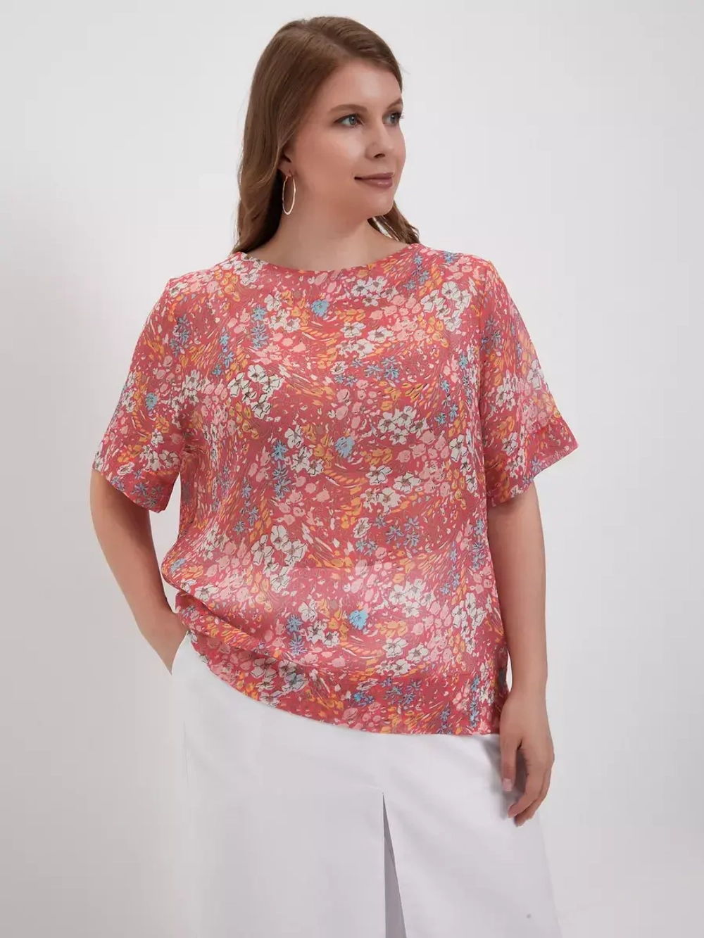 Блузка шифоновая