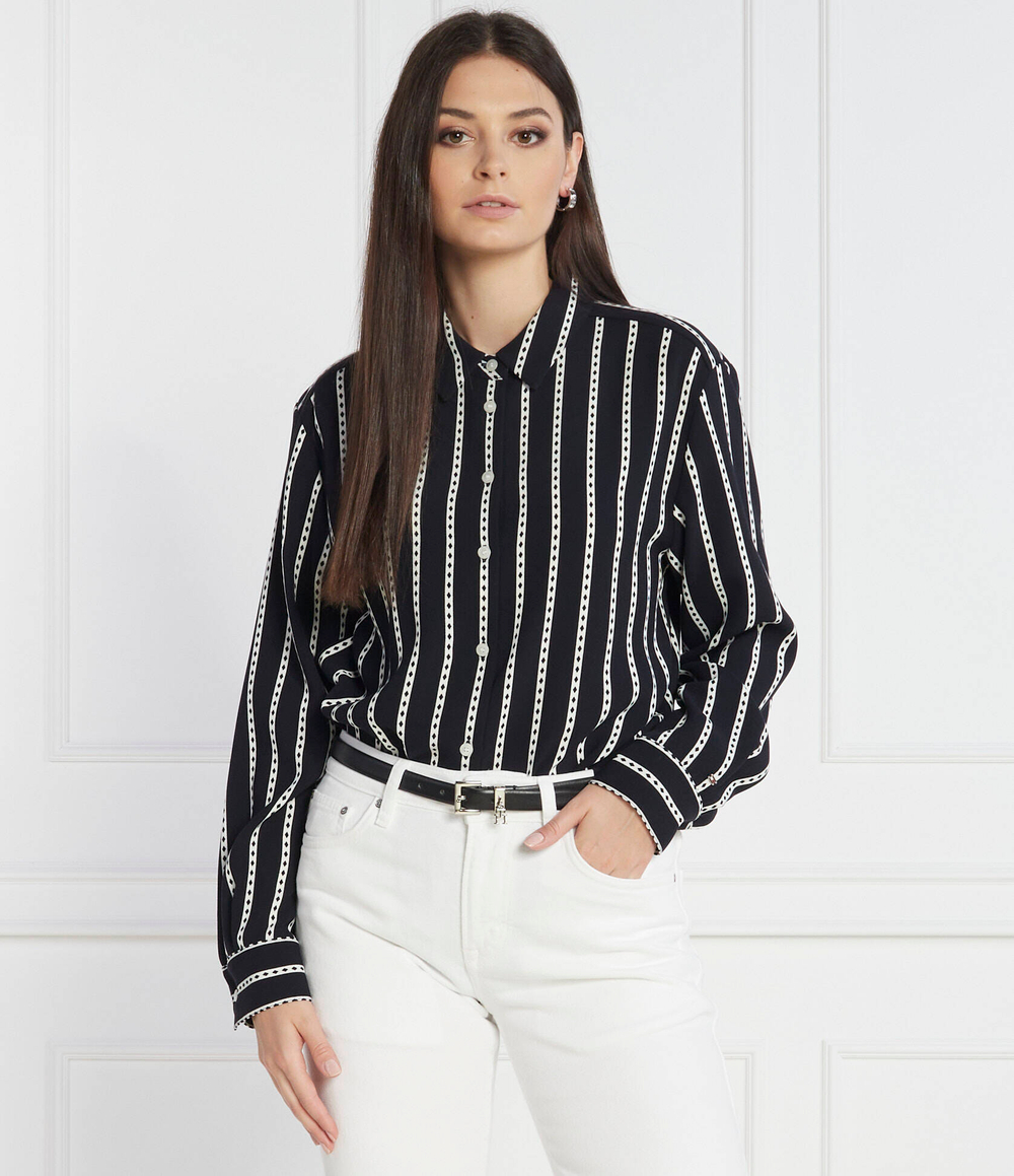 Рубашка ARGYLE Tommy Hilfiger - черный(WW0WW40248)