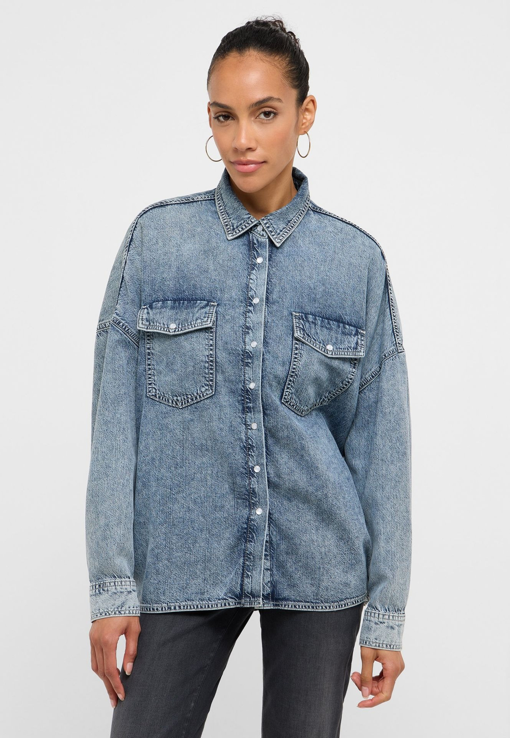 Рубашка женская MUSTANG Style Ruby Pockets