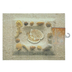 Коврик для ванной комнаты из вспененного ПВХ "Пляж" 67х47 см