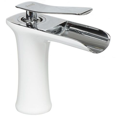 Смеситель для раковины, Frap, корот изл, с картриджем, бел, F1052-52