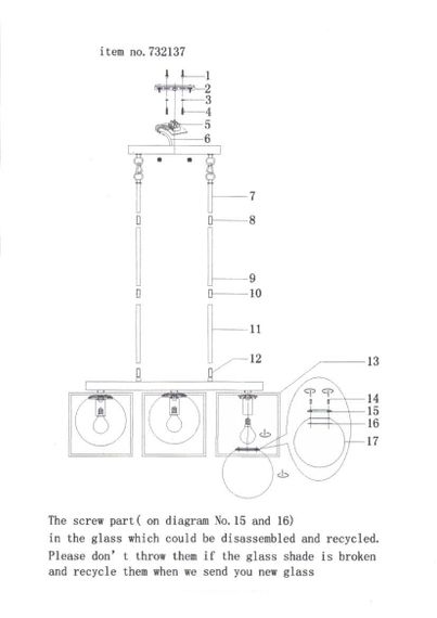 Подвесная люстра Lightstar Gabbia 732137