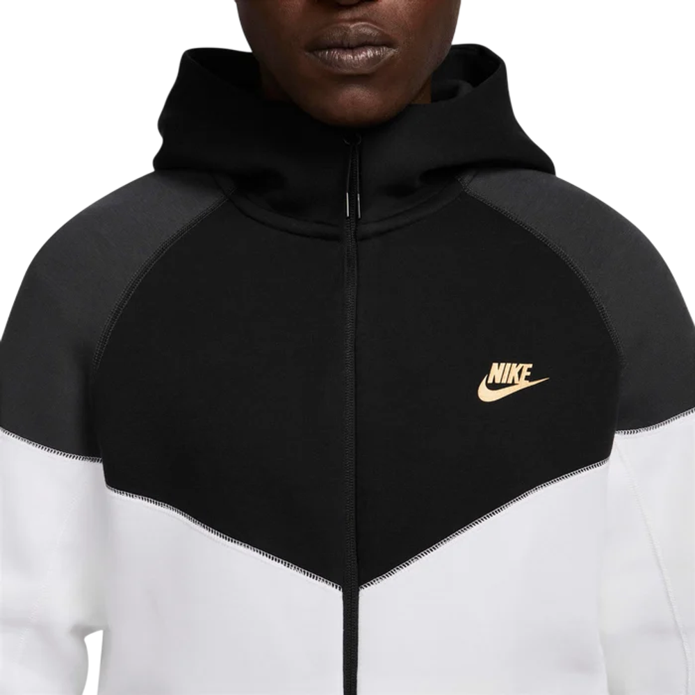 Зип Худи Nike Tech Fleece 2023 Black/White/Grey