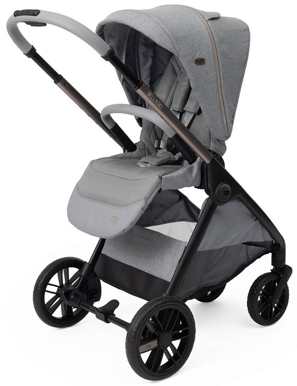Коляска Chicco Bellagio 3 в 1 с автокреслом Kory Plus Black Satin Lunar Rock