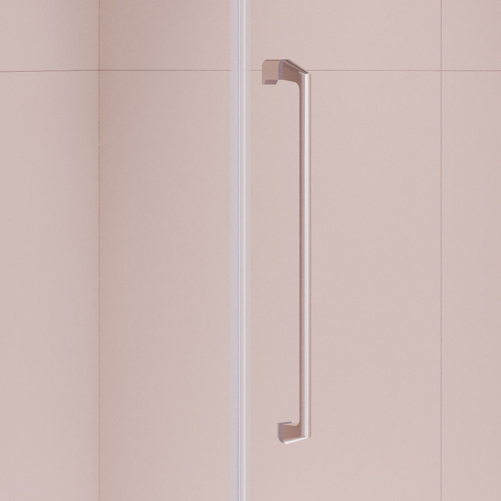 Душевой уголок стекло 6 мм, пятиугольный, форма трапеция, раздвижная дверь, RGW PA-86 (Прозрачное, 900x1200)