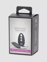 Клиторальный стимулятор с пультом ДУ Relentless Vibrations Remote Knicker Vibrator (Цвет: черный с серебристым)