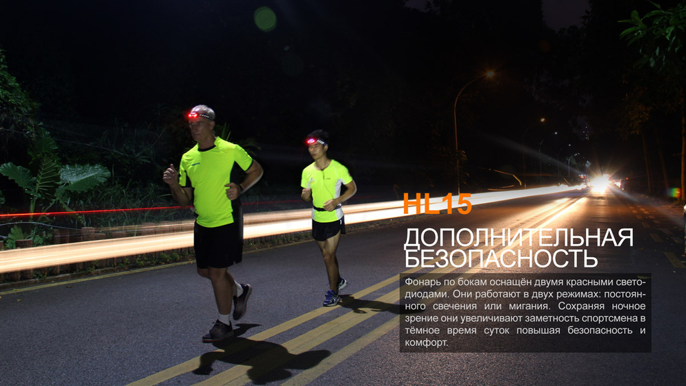 Фонарь Fenix HL15 синий