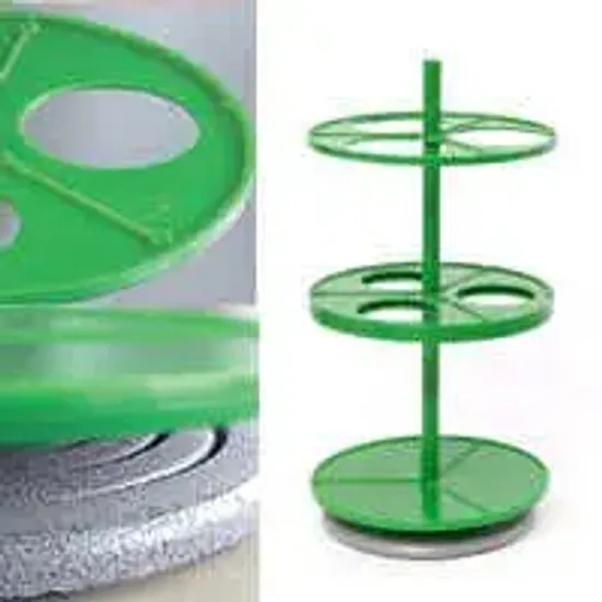 Штатив ЭКРОС-2940 (ПЭ-2940) для 3-х цилиндрических делительных воронок объемом 500 мл