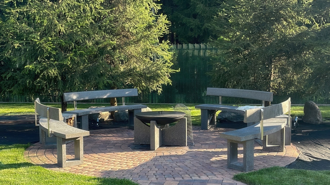 Костровая зона Concretika Винтергарден