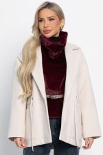 Пальто-пиджак (бежевый) Б15086-7М LT Collection