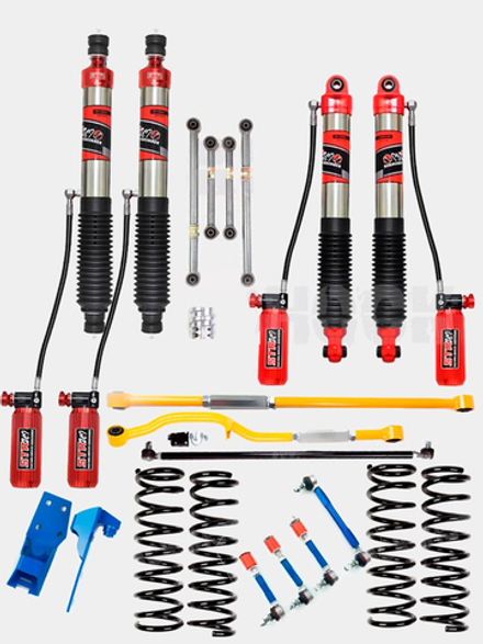 Nissan patrol Y60-61 лифт-комплект регулируемой подвески +4" ST8000