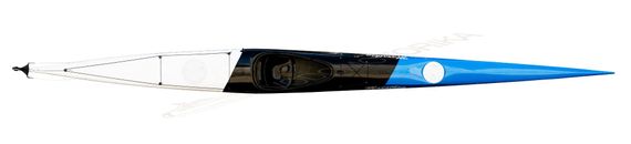 Каяк K1 WK 595 Marathon (стекловолокно)