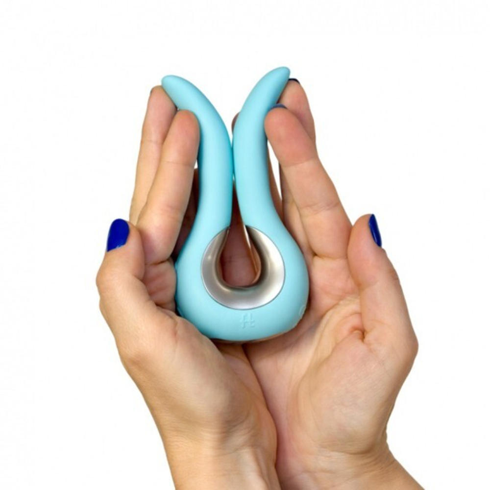 Перезаряжаемый универсальный массажер G-Vibe Mini (6 режимов) (Цвет: темно-синий с золотым)