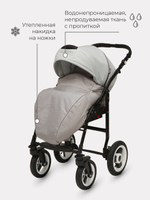 Коляска DREAM  (BartPlast) 02 светло-серый