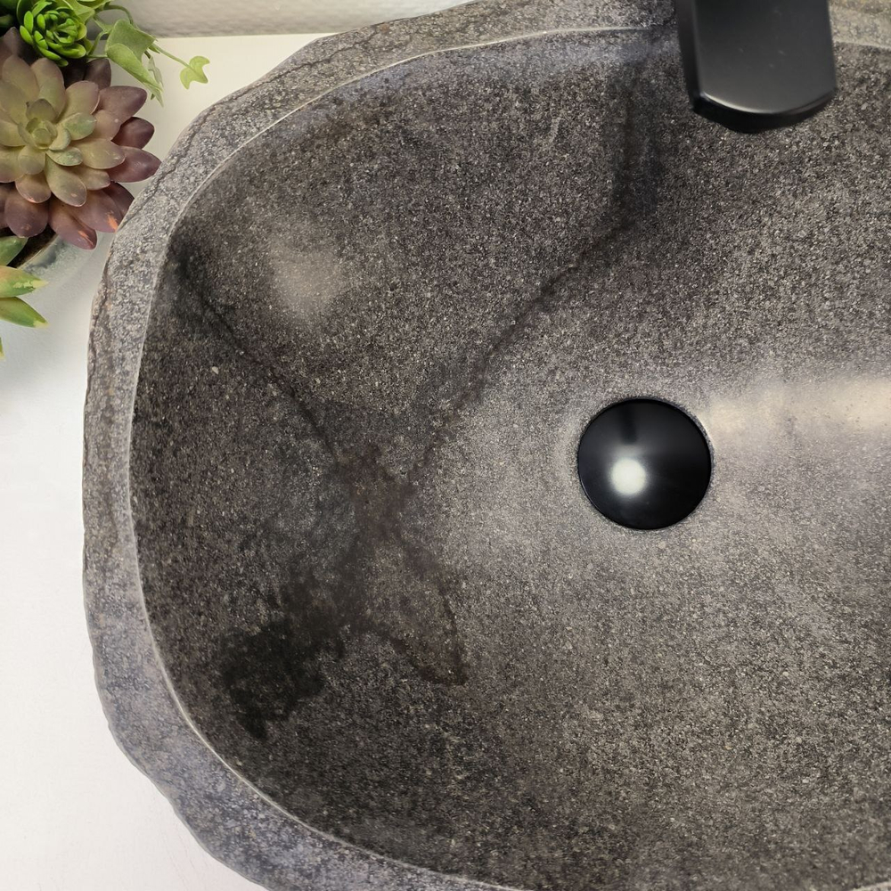 Раковина из речного камня RS-63321 (49*36*16) 0122