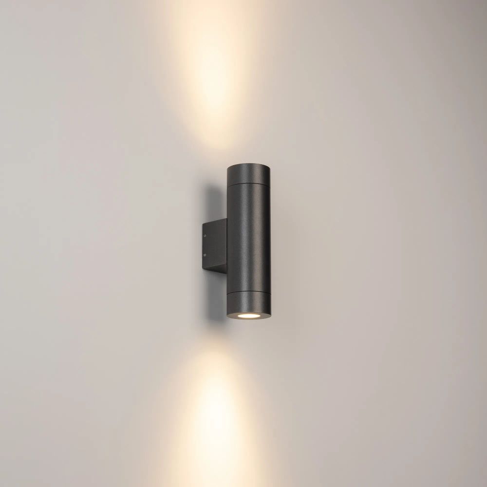 Светильник LGD-RAY-WALL-TWIN-R65-2x12W Warm3000 (GR, 6 deg, 230V) (Arlight, IP65 Металл, 3 года) 044231(1)