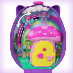 Polly Pocket - FAMILY OF HOGS Компактная сумка + игровой набор JBJ91