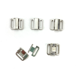 Застежка металл серебро 10 мм