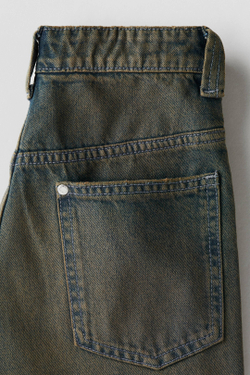 H&M Джинсы Baggy Fit, темно-синий