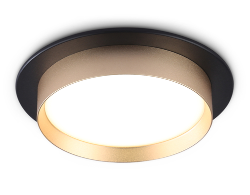 Светильник встраиваемый TN5228 BK/GD черный/золото GX53 max 12W D105*35