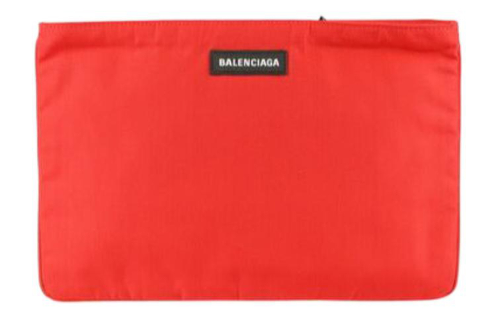 Balenciaga Nylon Clutch Women"s Red