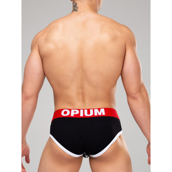 Мужские трусы брифы черные Opium Brief R-138
