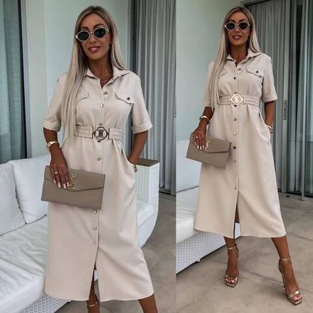 Платье-рубашка УК-9325-1 Фабрика Моды Фото 1