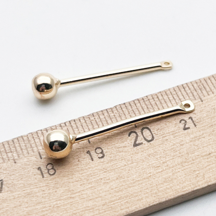 Подвеска Палочка, цвет золото, размер 33*6 мм, цена за 1 шт