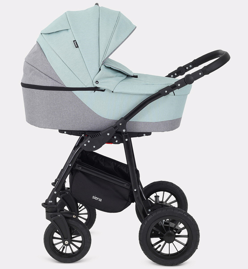 Детская коляска Rant Siena New 2 в 1 10 серый-ментоловый