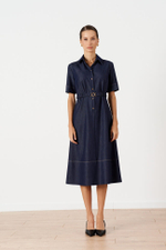 51678 Платье женское (синий джинс.)