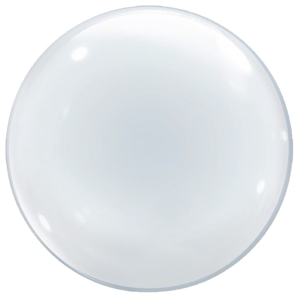Шар полимерный Сфера Bubble 3D 45 см (Прозрачный)